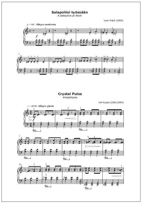 Piano Blend 2010 - 24 piano works by Finnish contemporary composers