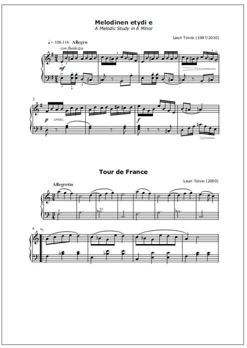 Piano Blend 2010 - 24 piano works by Finnish contemporary composers