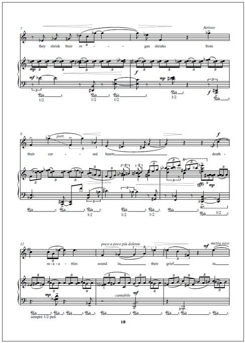 The Baudelaire Songs for soprano and piano