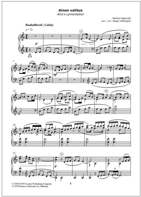 Three newest pieces for accordion