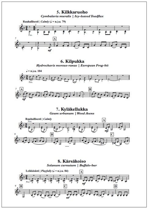 K-kokoelma (K Collection) for clarinet and piano