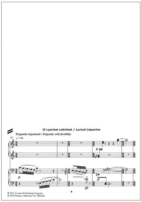 Four Sound Animations - Piano four hands