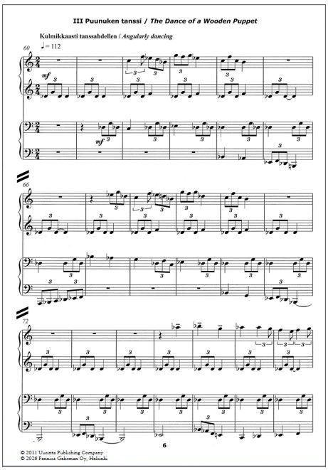 Four Sound Animations - Piano four hands