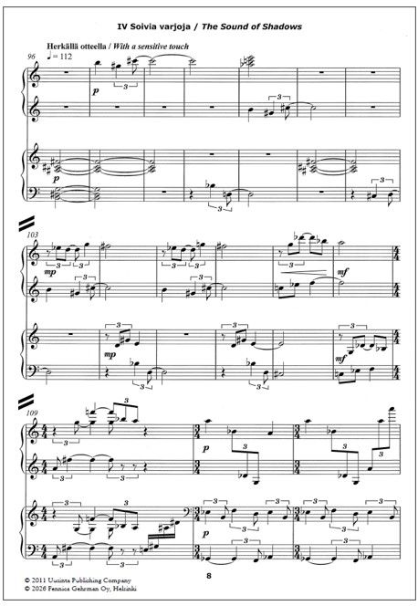 Four Sound Animations - Piano four hands