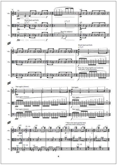 Sinne for violin, viola and violoncello - Score & parts
