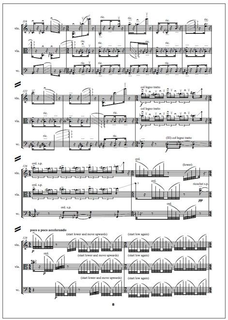 Sinne for violin, viola and violoncello - Score & parts