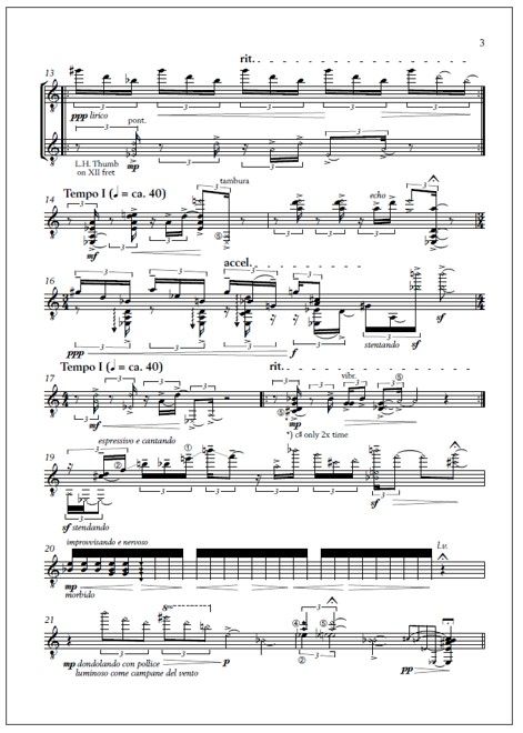 From... Shadows.. of Songs... The ... Winds... for guitar