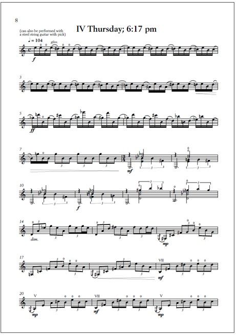 Seven Days - Miniatures for guitar (PDF)
