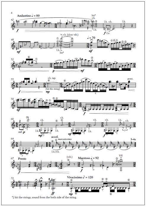 Spiral II for guitar