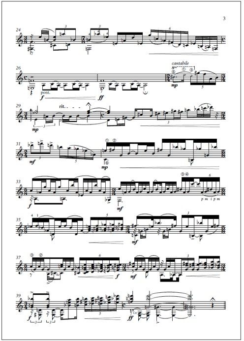 Spiral II for guitar