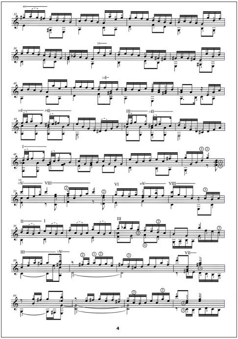 Concerto in a minor BWV 1041 for guitar solo