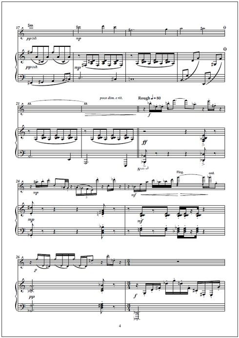 Air for flute and piano