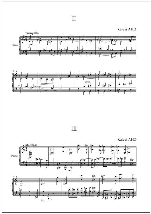 Three small piano pieces