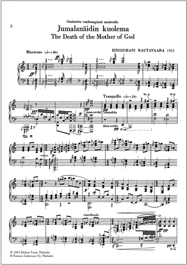 Icons - Suite for piano