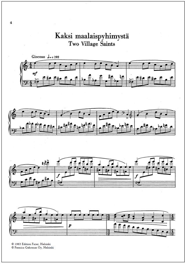 Icons - Suite for piano