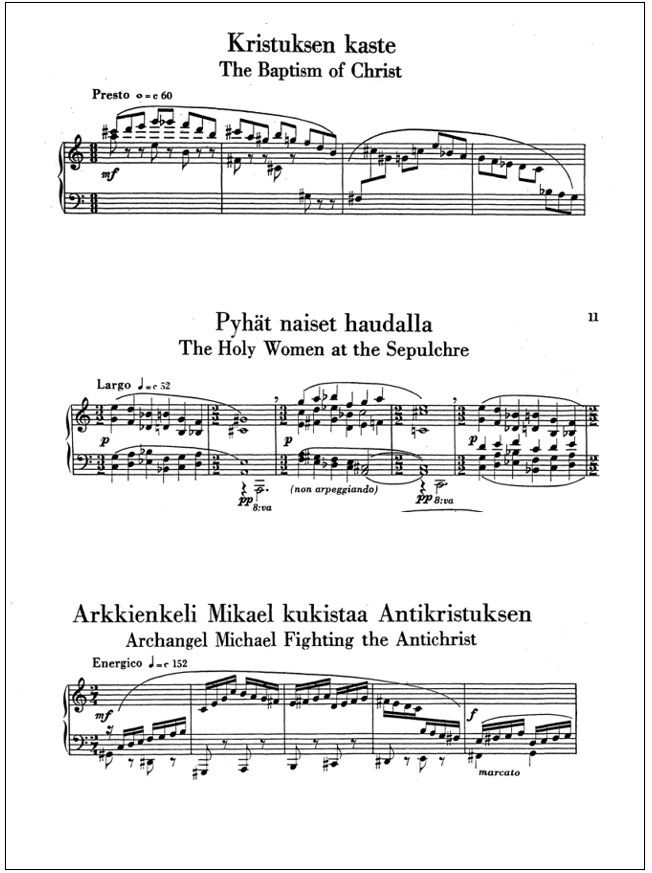 Icons - Suite for piano