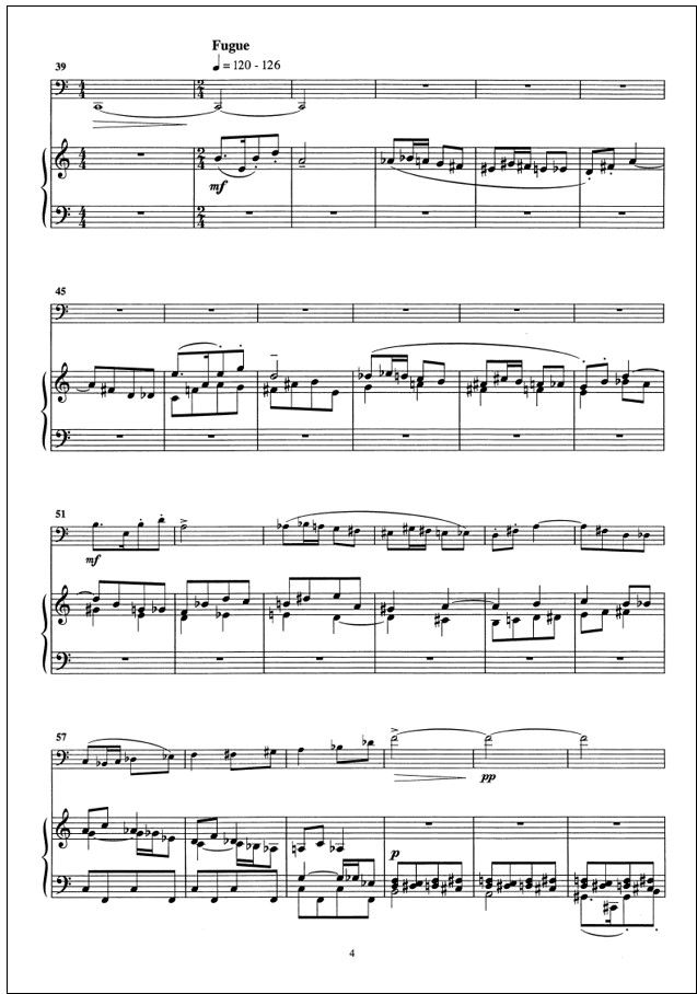 Two Preludes and Fugues - Violoncello & piano