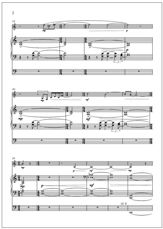 Unikeko (Sleepyhead) for horn and organ