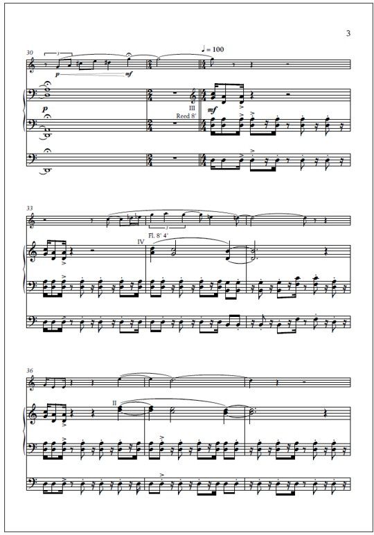 Unikeko (Sleepyhead) for horn and organ