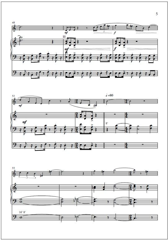 Unikeko (Sleepyhead) for horn and organ