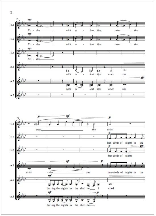 Calle sin nombre - Treble choir