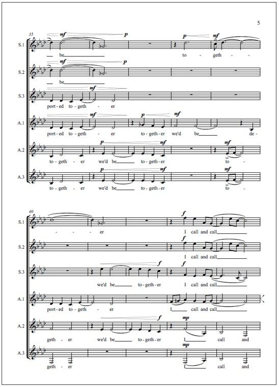 Calle sin nombre - Treble choir