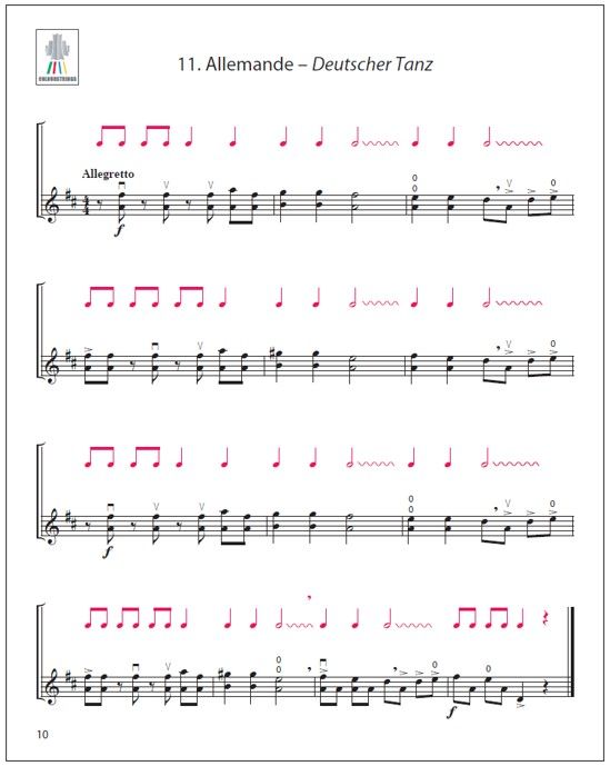 Colourstrings Duettini I for two violins