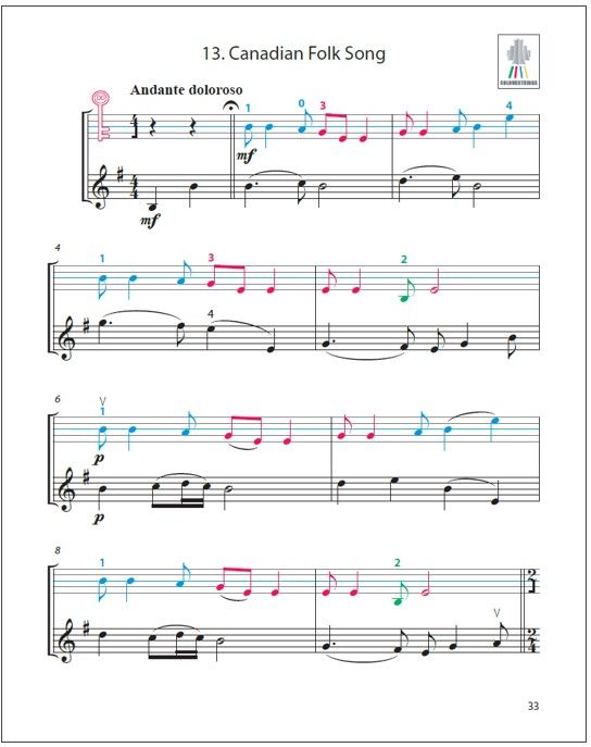 Colourstrings Duettini II for two violins