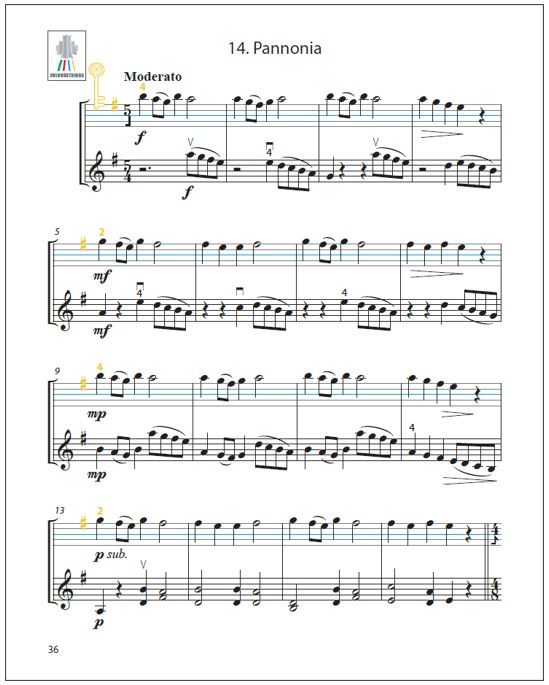 Colourstrings Duettini II for two violins