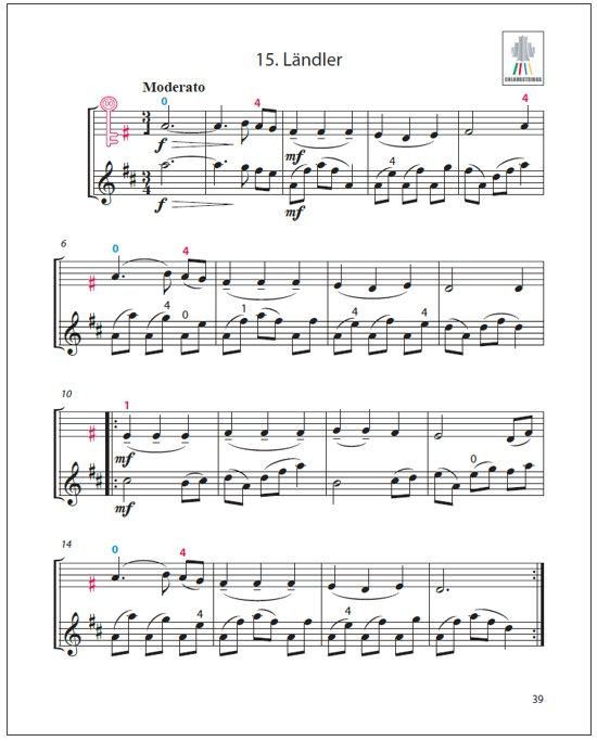 Colourstrings Duettini II for two violins