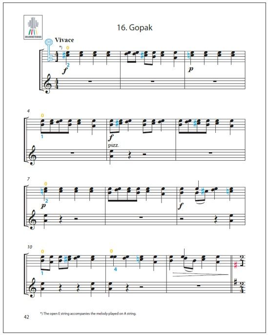 Colourstrings Duettini II for two violins