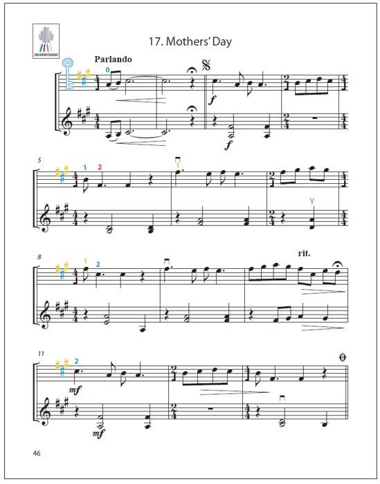Colourstrings Duettini II for two violins