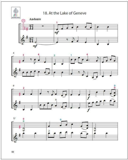Colourstrings Duettini II for two violins