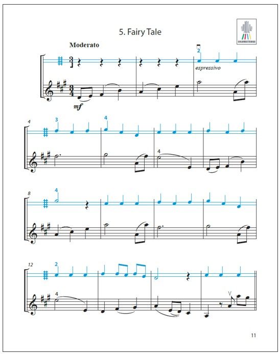 Colourstrings Duettini II for two violins