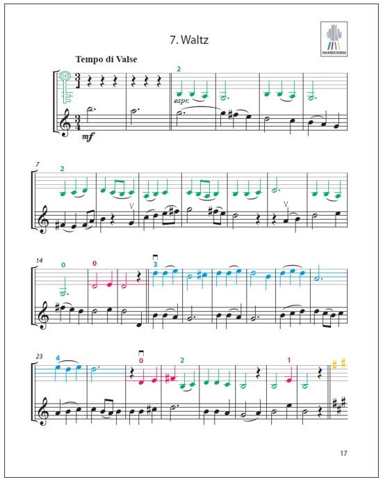 Colourstrings Duettini II for two violins