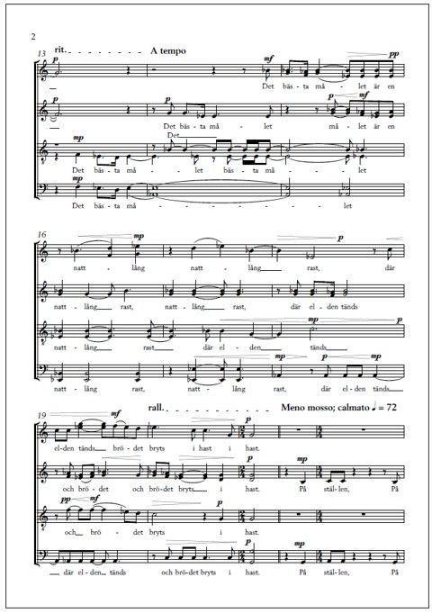 I rörelse - Mixed choir
