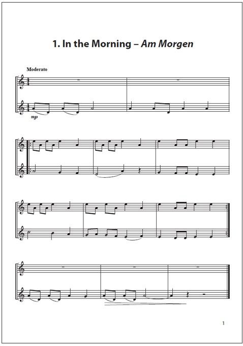 Duettini I for two violins
