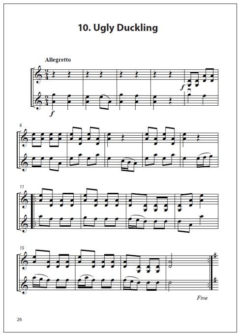 Duettini II for two violins