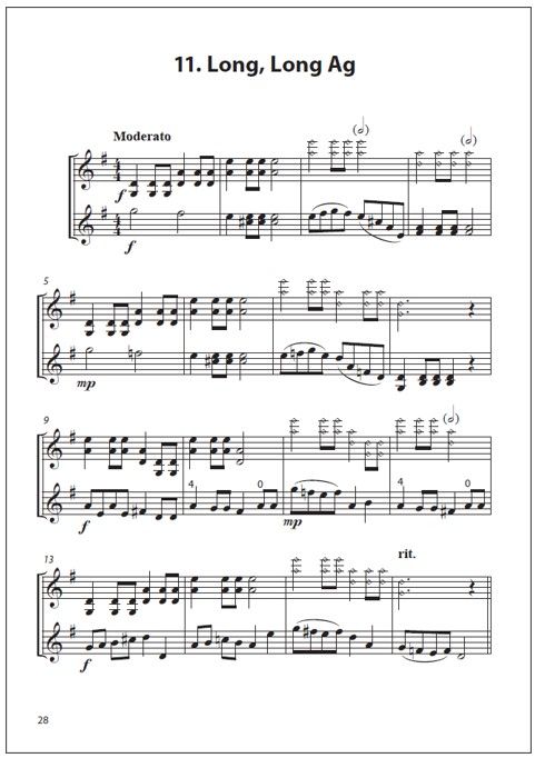 Duettini II for two violins