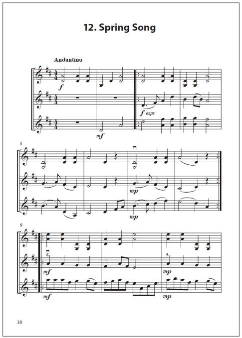Duettini II for two violins