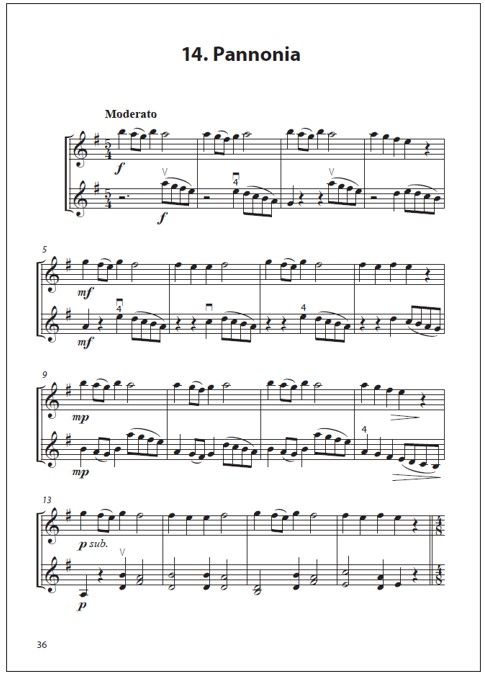 Duettini II for two violins