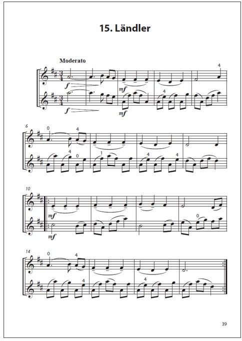 Duettini II for two violins
