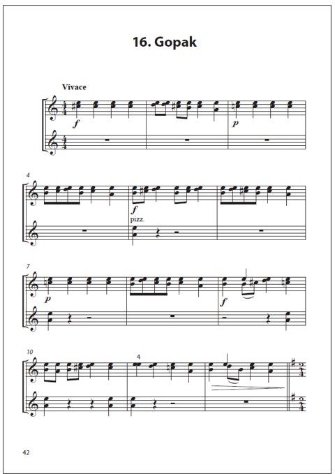 Duettini II for two violins