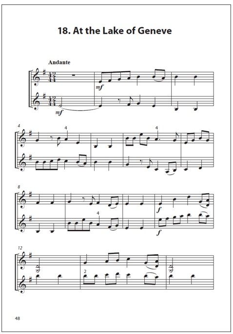 Duettini II for two violins
