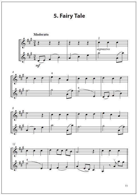 Duettini II for two violins