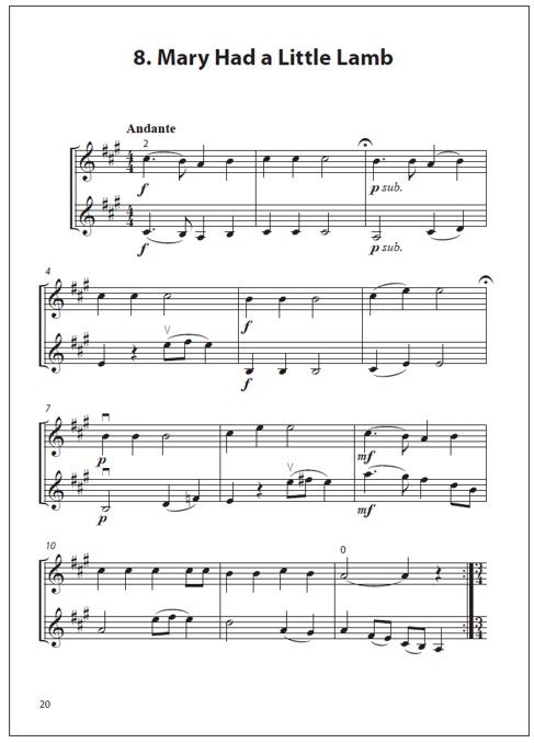 Duettini II for two violins