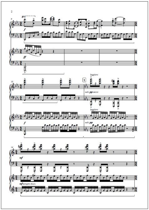 Sonatina for two pianos