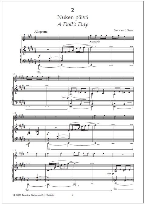Violin / Cello Rascals 1-2-3 - Piano accompaniment