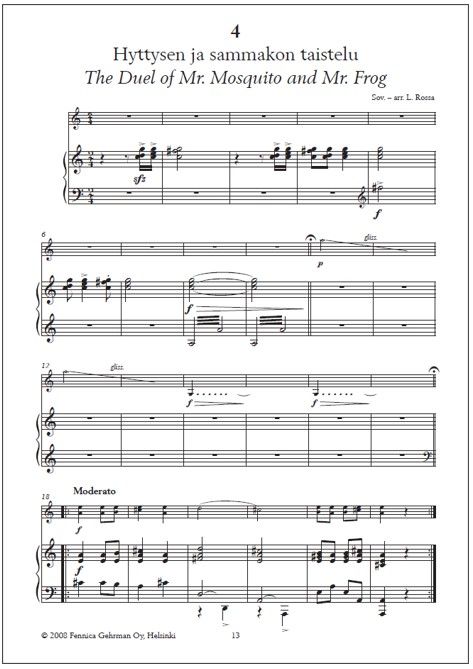 Violin / Cello Rascals 1-2-3 - Piano accompaniment
