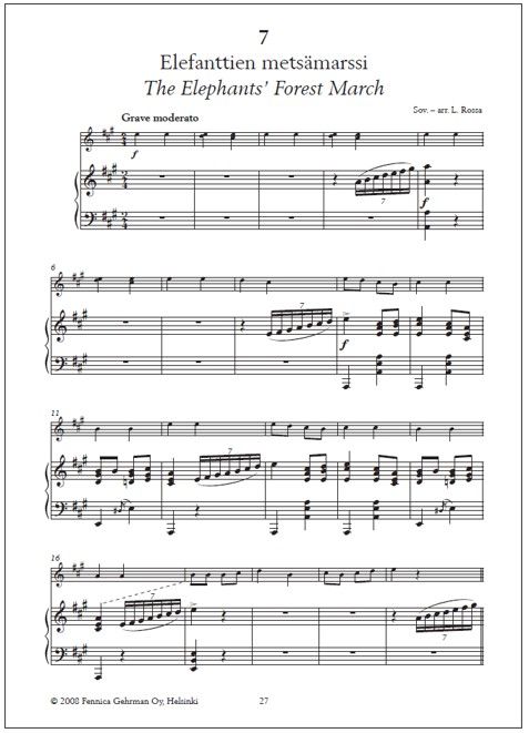 Violin / Cello Rascals 1-2-3 - Piano accompaniment